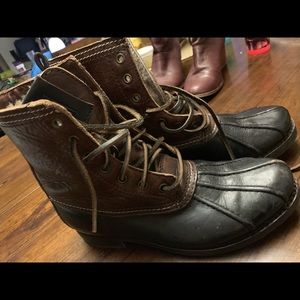 Frye duck boots